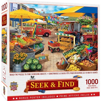 Masterpieces Inc Market Square 1000 Piece Jigsaw Puzzle Target