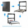 Mjkone Modern Space-Saving Wall Bed,Queen Size Murphy Bed - 4 of 4