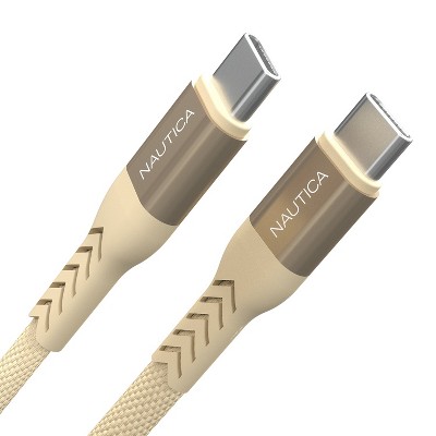 Nautica C30 USB-C to USB-C Cable – 65W Fast Charging & 480Mbps Data for Pixel, Samsung, Apple & More