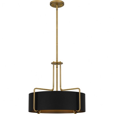 Quoizel Lighting Hanley 4 - Light Pendant in  Aged Brass