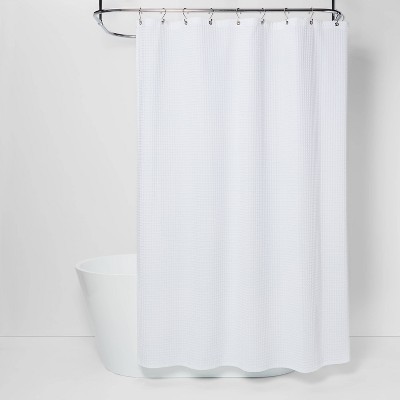 waffle shower curtain