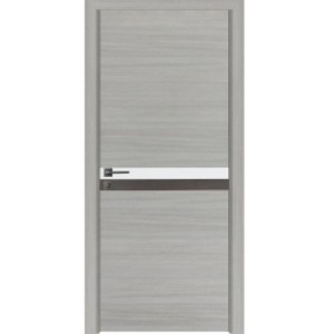 Integrated Door Slab, Waterproof Scratch-Resistant Shower Door with  Thick Melamine Protective Layer, No Assembly Required Gray - 1 of 3