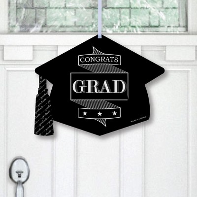 Big Dot of Happiness Graduation Cheers - Hanging Porch Graduation Party Outdoor Decorations - Front Door Decor - 1 Piece Sign