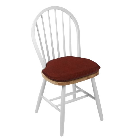 Gripper Omega Windsor Chair Cushion Set, Farmhouse Style Kitchen Chair Cushions