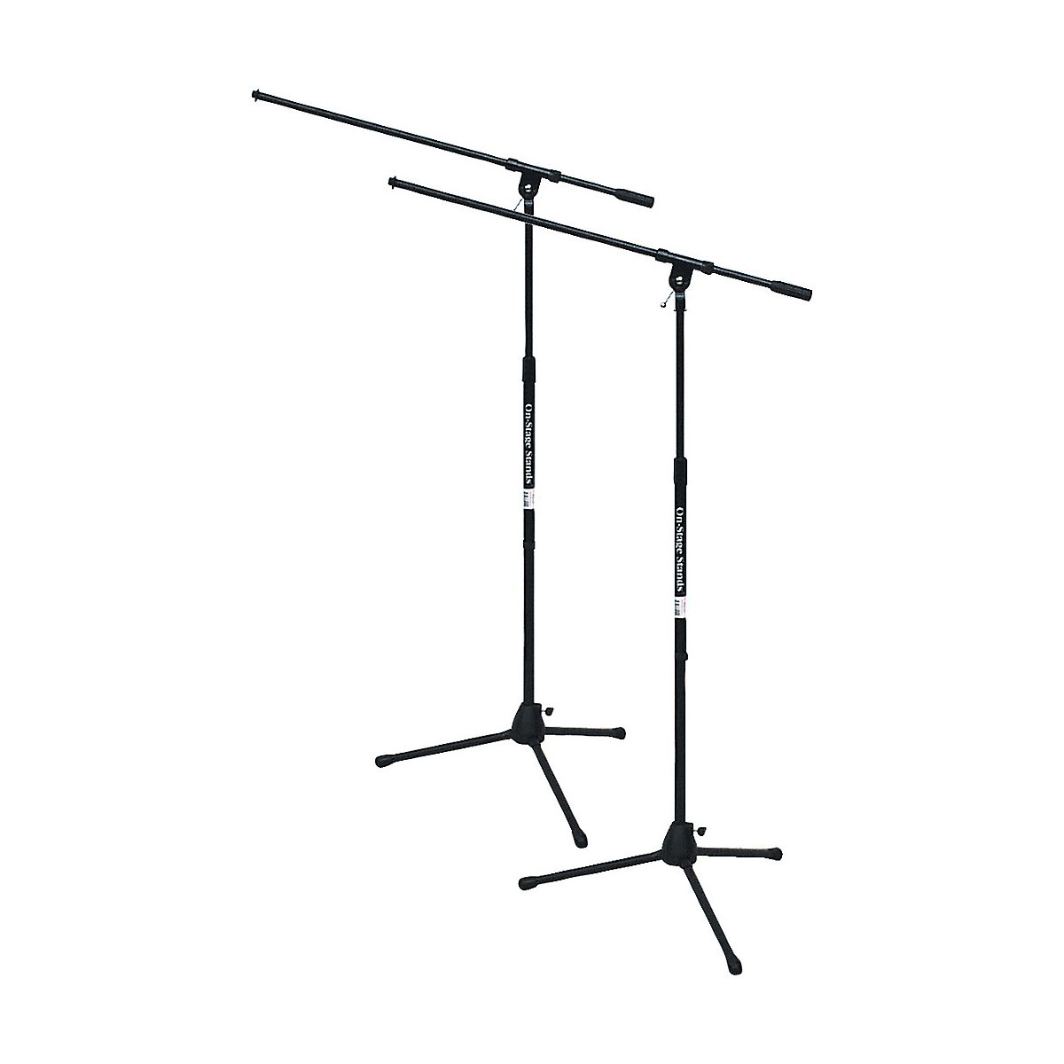 On-Stage Tripod Mic Stand with Boom 2-Pack