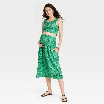 Sleeveless Smocked Maternity Set - Isabel Maternity by Ingrid & Isabel™