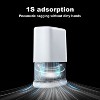 Aoibox Press-Lid Bathroom Trash Can, Slim Plastic Garbage Bin with Push-Type Lid for Home, Office, and Narrow Spaces, 10L Capacity - 2 of 4