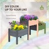 3 Tier Raised Garden Bed Freestanding Planter Box for Vegetables, Herb - 4 of 4