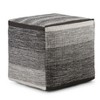 NicBex Handwoven Pouf Ottoman, Modern Home Decor Multi-Functional Footstool, Stylish Striped Design for Living Room, or Nursery - 4 of 4