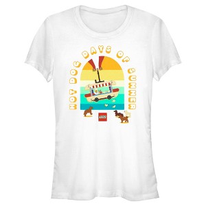 Juniors Womens LEGO® Hot Dog Days of Summer T-Shirt - 1 of 4