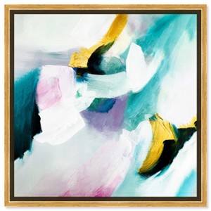 Art Remedy Still Violas II Blue Abstract Wall Art Framed - 1 of 4