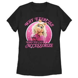 Women's The Muppets Miss Piggy Accessorize T-Shirt - 1 of 4