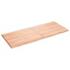 vidaXL Table Top Light Brown 55.1"x23.6"x(0.8"-1.6") Treated Solid Wood Live Edge - 4 of 4