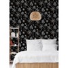 RoomMates Nuit Tropicale Black Peel and Stick 1pc Wallpaper - image 4 of 4