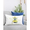 AuldHome Design 12x20 Throw Pillow Covers, Honey Bee Themed; Lumbar Pillow Cloth Covers (12 x 20 Inch) - 4 of 4