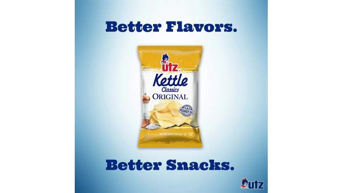 Utz Kettle Classics Original Kettle Cooked Potato Chips - 8oz, 2 of 6, play video