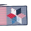 Gallerie II 13" x 60" Quilted Star Fourth of July Table Runner - 2 of 3