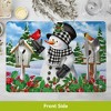 Briarwood Lane Winter Placemat (4-pack) 17x11.25 Checkered Snowmen For Winter Placemat - 4 of 4