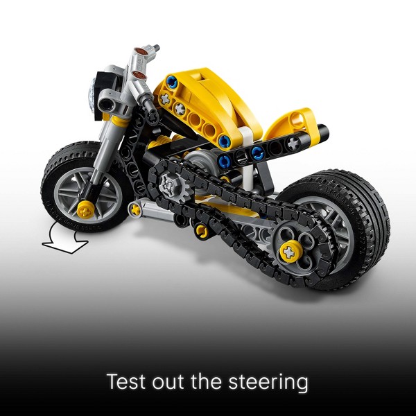 LEGO Technic Motocicleta Amarilla Juguete 42225 3