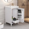 20" Bathroom Vanity Cabinet with Undermount Sink Set, Storage Door Shelf and Internal Multi-Functional Drawer, Soft-Closing Door - 2 of 4