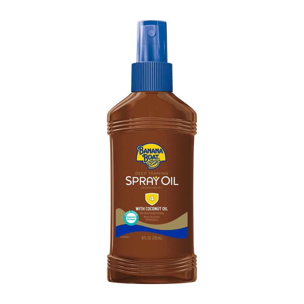 UPC 079656000252 product image for Banana Boat Deep Tanning Oil Sunscreen Pump Spray - SPF 4 - 8oz | upcitemdb.com