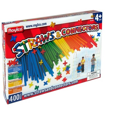 Roylco Straws and Connectors Kit, set of 400