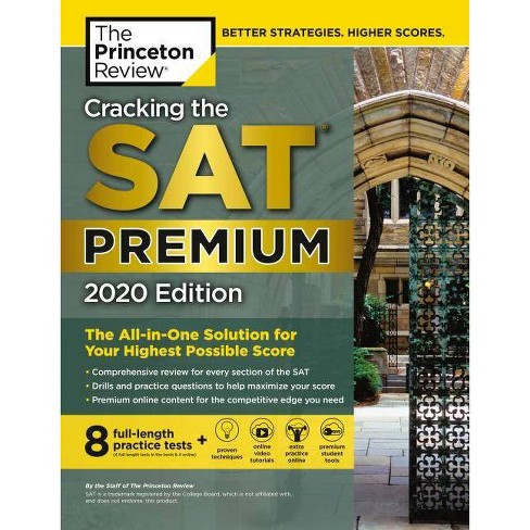 Cracking The Sat Premium Edition With 8 Practice Tests, 2020