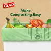 Glad Compost Trash Bags - Unscented - 22ct - 3 of 4