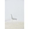 Spoon Shaped Plastic Dining Chair, Set of 4, Metal & Wood Leg, Some Have Soft Cushions - 4 of 4