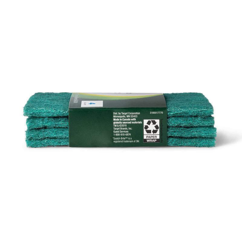 Heavy Duty Scouring Pads - 4ct - up &#38; up&#8482;, 3 of 4