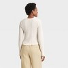 Women's Long Sleeve Crinkle T-Shirt - A New Day™ - 2 of 4