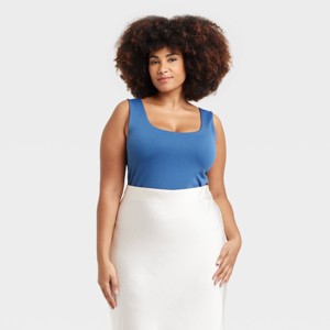 Women's Slim Fit Seamless Tank Top - A New Day™ - 1 of 3