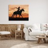 Stupell Industries Cowgirl Sunset Silhouette Southwestern Horse Field Landscape Canvas Wall Art - 2 of 4
