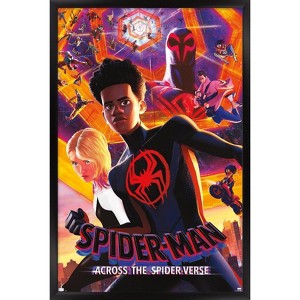 Trends International Marvel Spider-Man: Across The Spider-Verse - Group One Sheet Framed Wall Poster Prints - 1 of 4
