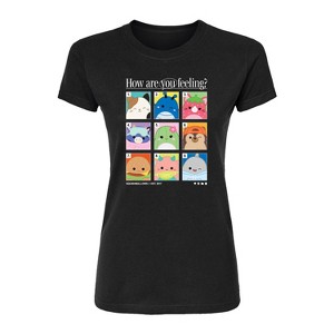 Women's - Squishmallows - Squish Mood Grid Fitted Graphic T-Shirt - 1 of 2