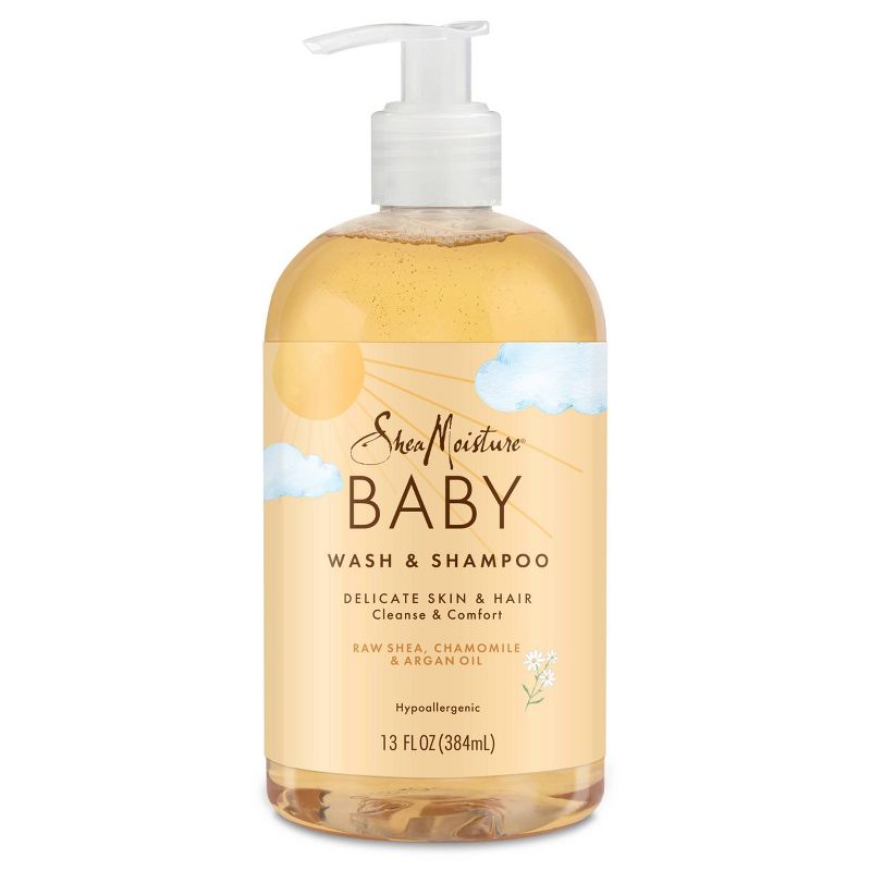 SheaMoisture Baby Wash &#38; Shampoo Raw Shea + Chamomile + Argan Oil Calm &#38; Comfort for All Skin Types - 13 fl oz, 3 of 16