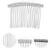 Unique Bargains Women's Portable Double Rhinestones Side Comb 1 Pc - 3 of 4