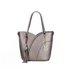 MKF Collection Imogene Two-tone Whip Stitches Vegan Leather Women’s Shoulder bag with Wallet by Mia K - 2 of 4