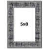 PosterPalooza | Photo Size Distressed Black Picture Frame - UV Acrylic, Foam Board Backing, Hanging Hardware - 2 of 4