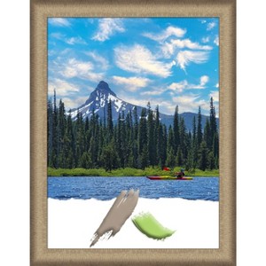 Amanti Art Elegant Brushed Narrow Picture Frame - 1 of 4