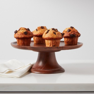 12&#34; Wood Tall Cake Stand - Threshold&#8482;_0