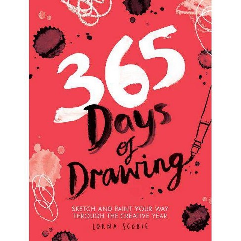 365 Days Of Drawing Paperback Target