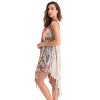 Riviera Sun Womens Tie Dye Summer Dress - Beach Cover Up with Embroidery & Fringes- Dresses for Women - 2 of 3