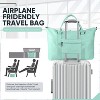 MaseiKar Grass Weekender Travel Bag - Small Gym Bag for Men & Women, Overnight Bag with Trolley Sleeve, Airplane Travel Essentials - 3 of 4