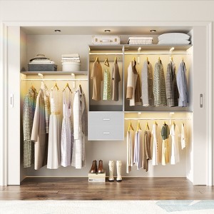 Aheaplus Closet System with 2-Drawers, Adjustable - 1 of 4