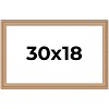 PosterPalooza | Weathered Yellow Picture Frame - UV Acrylic, Backing Board, Hanging Hardware Included - 2 of 4