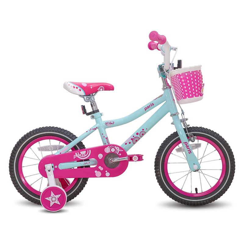 JOYSTAR Paris Kids Bike, Girls Bicycle for Ages 2-4, 32 to 41 Inches Tall, with Training Wheels and Coaster Brakes, 2 of 7