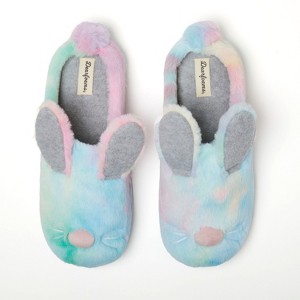 Dearfoams Unisex Adult Easter Bunny Fuzzy Clog House Slipper - 1 of 4