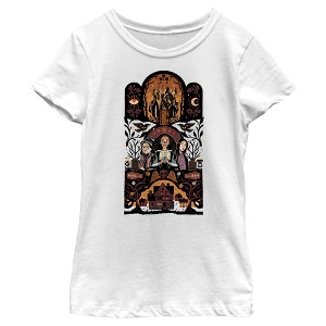 Girl's Hocus Pocus 2 Ornate Ritual Poster T-Shirt - 1 of 4