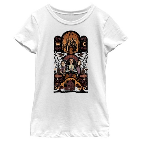 Girl's Hocus Pocus 2 Ornate Ritual Poster T-Shirt - image 1 of 4